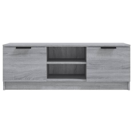 Tv-meubel 102x35x36,5 cm bewerkt hout grijs sonoma eikenkleurig 3