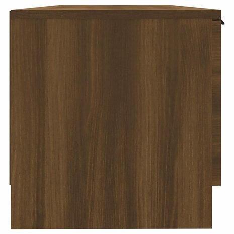 Tv-meubel 102x35x36,5 cm bewerkt hout bruin eikenkleur 5