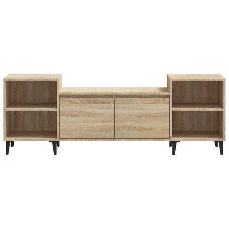 Tv-meubel 160x35x55 cm bewerkt hout sonoma eikenkleurig 5