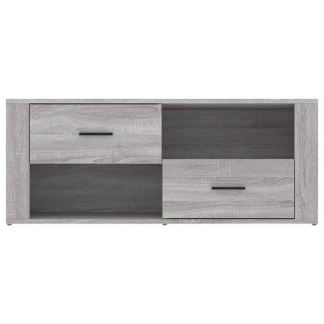 Tv-meubel 100x35x40 cm bewerkt hout grijs sonoma eikenkleurig 6