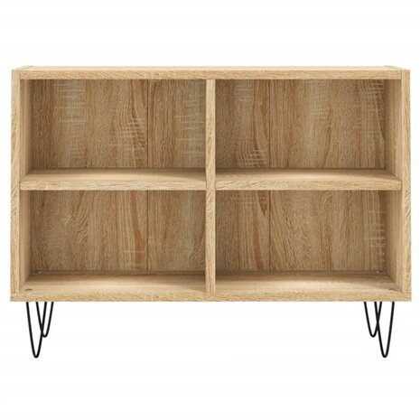 Tv-meubel 69,5x30x50 cm bewerkt hout sonoma eikenkleurig 4