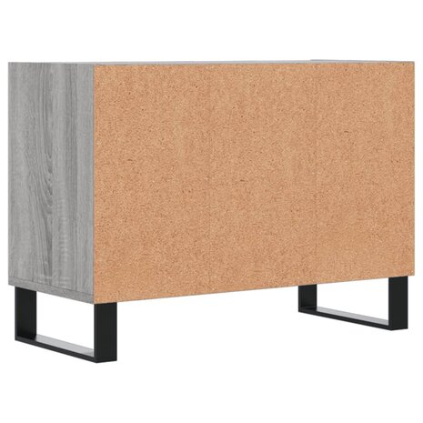 Tv-meubel 69,5x30x50 cm bewerkt hout grijs sonoma eikenkleurig 6