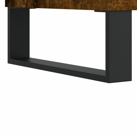 Tv-meubel 103,5x30x50 cm bewerkt hout gerookt eikenkleurig 7