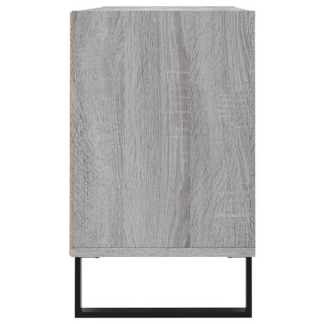 Tv-meubel 103,5x30x50 cm bewerkt hout grijs sonoma eikenkleurig 5