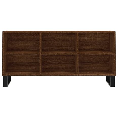 Tv-meubel 103,5x30x50 cm bewerkt hout bruin eikenkleur 4