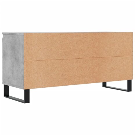 Tv-meubel 104x35x50 cm bewerkt hout betongrijs 8