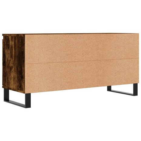 Tv-meubel 104x35x50 cm bewerkt hout gerookt eikenkleurig 8