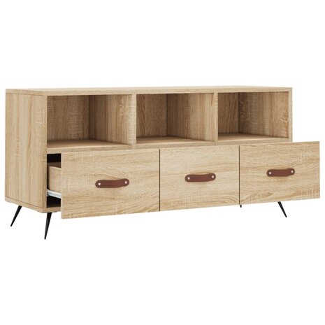 Tv-meubel 102x36x50 cm bewerkt hout sonoma eikenkleurig 6