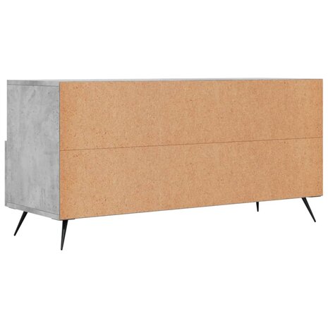 Tv-meubel 102x36x50 cm bewerkt hout betongrijs 8