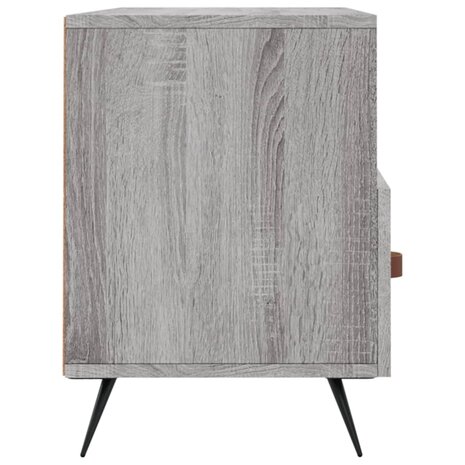 Tv-meubel 102x36x50 cm bewerkt hout grijs sonoma eikenkleurig 7