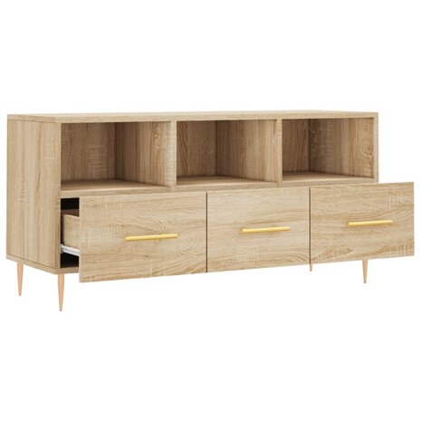 Tv-meubel 102x36x50 cm bewerkt hout sonoma eikenkleurig 6