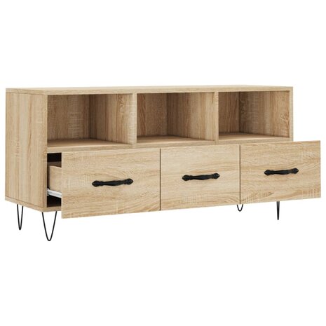 Tv-meubel 102x36x50 cm bewerkt hout sonoma eikenkleurig 6