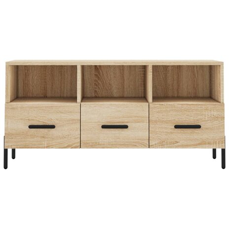 Tv-meubel 102x36x50 cm bewerkt hout sonoma eikenkleurig 5