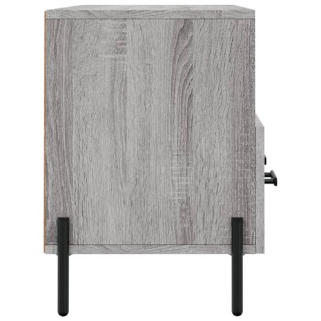 Tv-meubel 102x36x50 cm bewerkt hout grijs sonoma eikenkleurig 7