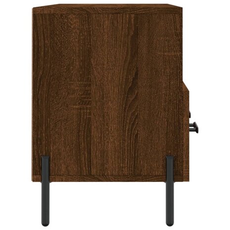 Tv-meubel 102x36x50 cm bewerkt hout bruin eikenkleur 7