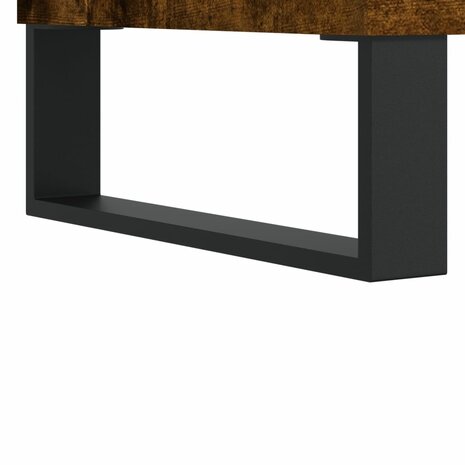 Tv-meubel 102x36x50 cm bewerkt hout gerookt eikenkleurig 10