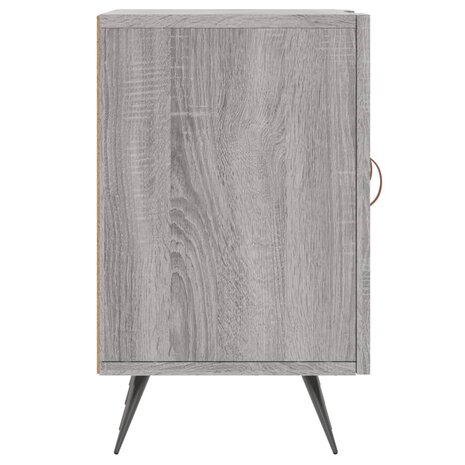 Tv-meubel 150x30x50 cm bewerkt hout grijs sonoma eikenkleurig 7