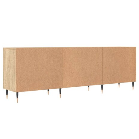 Tv-meubel 150x30x50 cm bewerkt hout sonoma eikenkleurig 8