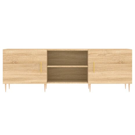 Tv-meubel 150x30x50 cm bewerkt hout sonoma eikenkleurig 5