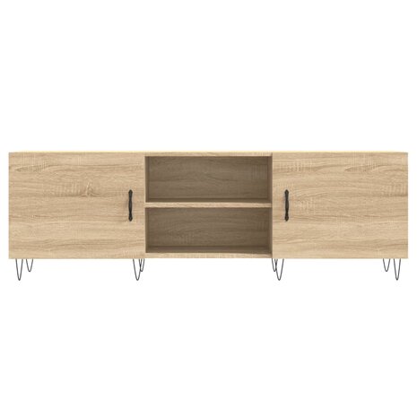 Tv-meubel 150x30x50 cm bewerkt hout sonoma eikenkleurig 5