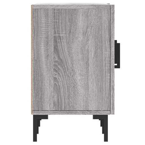 Tv-meubel 150x30x50 cm bewerkt hout grijs sonoma eikenkleurig 7