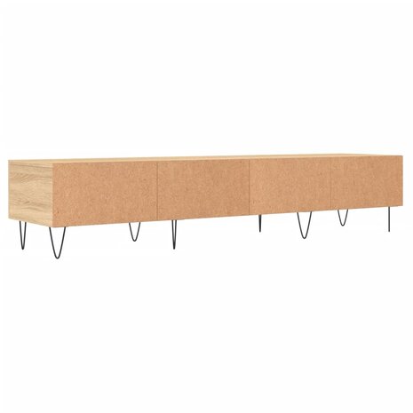 Tv-meubel 150x36x30 cm bewerkt hout sonoma eikenkleurig 8