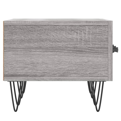 Tv-meubel 150x36x30 cm bewerkt hout grijs sonoma eikenkleurig 7