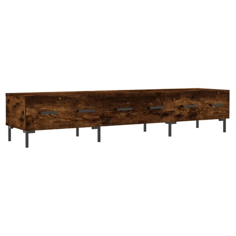 Tv-meubel 150x36x30 cm bewerkt hout gerookt eikenkleurig 2