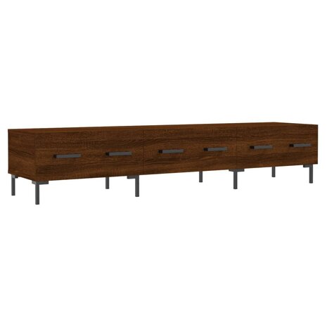 Tv-meubel 150x36x30 cm bewerkt hout bruin eikenkleur 2