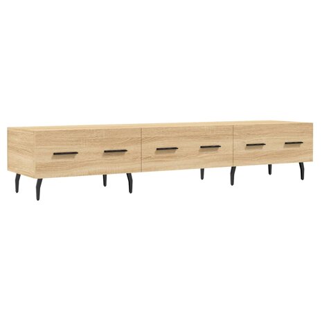 Tv-meubel 150x36x30 cm bewerkt hout sonoma eikenkleurig 2