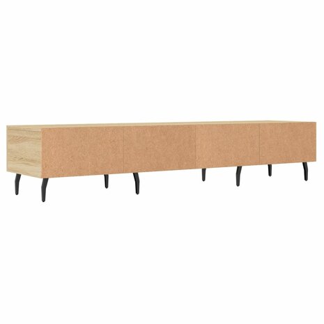 Tv-meubel 150x36x30 cm bewerkt hout sonoma eikenkleurig 8