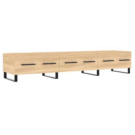 Tv-meubel 150x36x30 cm bewerkt hout sonoma eikenkleurig 2