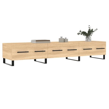 Tv-meubel 150x36x30 cm bewerkt hout sonoma eikenkleurig 3