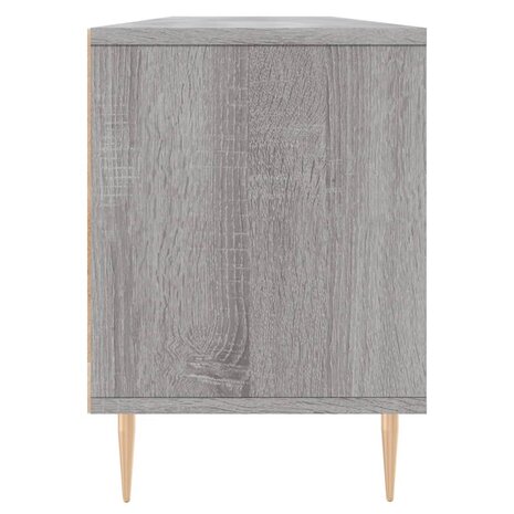 Tv-meubel 150x30x44,5 cm bewerkt hout grijs sonoma eikenkleurig 7