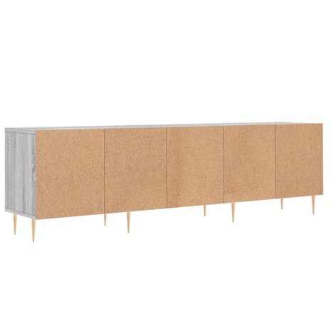 Tv-meubel 150x30x44,5 cm bewerkt hout grijs sonoma eikenkleurig 8