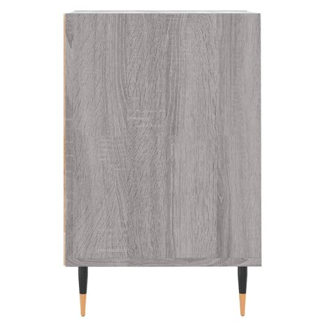 Tv-meubel 100x35x55 cm bewerkt hout grijs sonoma eikenkleurig 7