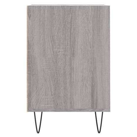 Tv-meubel 100x35x55 cm bewerkt hout grijs sonoma eikenkleurig 7