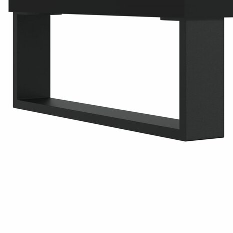 Tv-meubel 100x35x55 cm bewerkt hout zwart 10