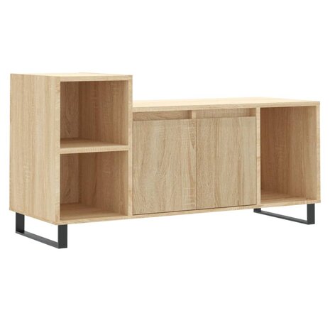 Tv-meubel 100x35x55 cm bewerkt hout sonoma eikenkleurig 2