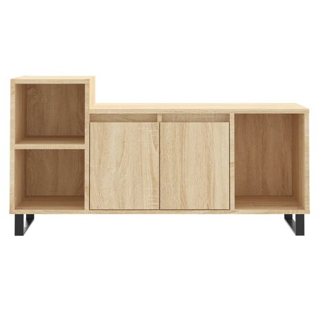 Tv-meubel 100x35x55 cm bewerkt hout sonoma eikenkleurig 5