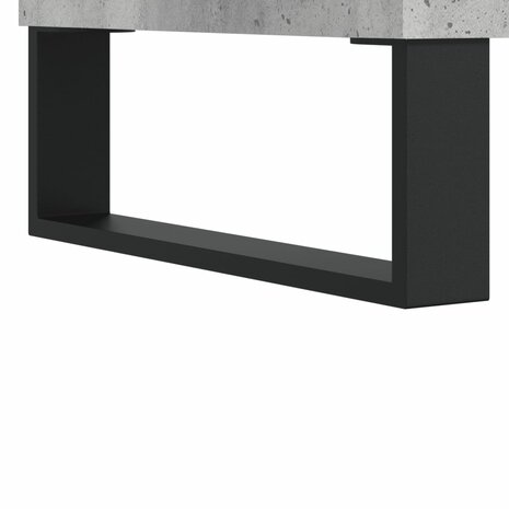 Tv-meubel 100x35x55 cm bewerkt hout betongrijs 10