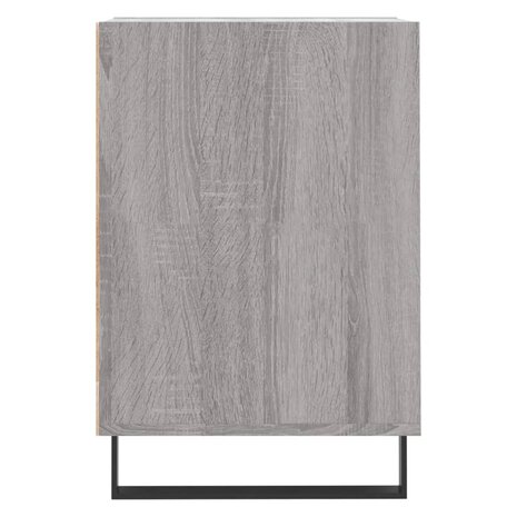 Tv-meubel 100x35x55 cm bewerkt hout grijs sonoma eikenkleurig 7