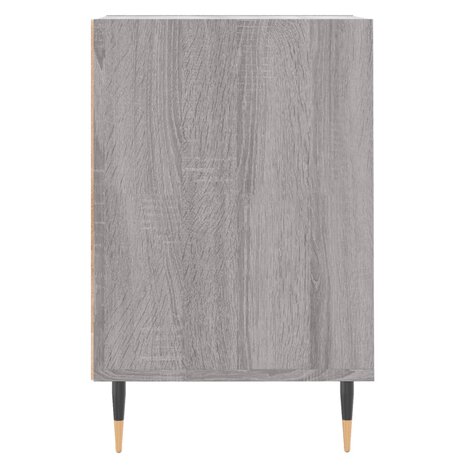 Tv-meubel 160x35x55 cm bewerkt hout grijs sonoma eikenkleurig 7