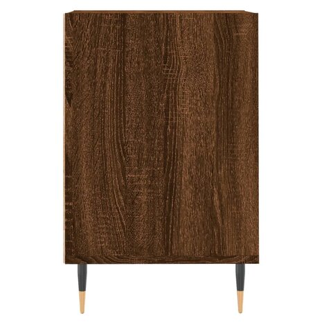 Tv-meubel 160x35x55 cm bewerkt hout bruin eikenkleur 7