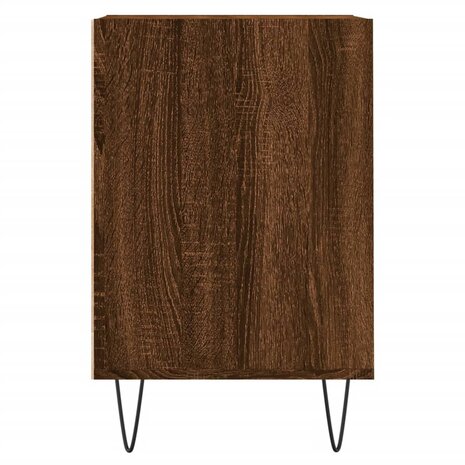 Tv-meubel 160x35x55 cm bewerkt hout bruin eikenkleur 7