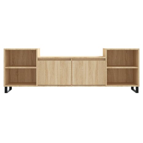 Tv-meubel 160x35x55 cm bewerkt hout sonoma eikenkleurig 5