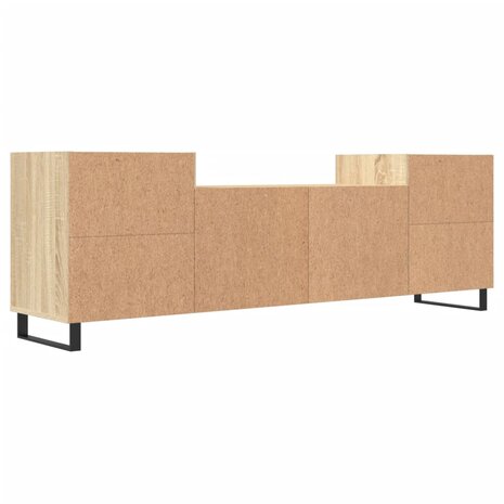 Tv-meubel 160x35x55 cm bewerkt hout sonoma eikenkleurig 8