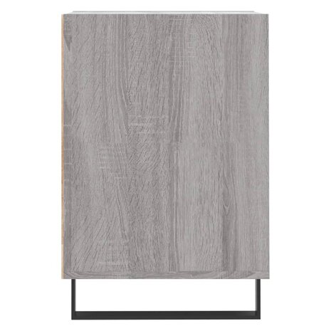 Tv-meubel 160x35x55 cm bewerkt hout grijs sonoma eikenkleurig 7