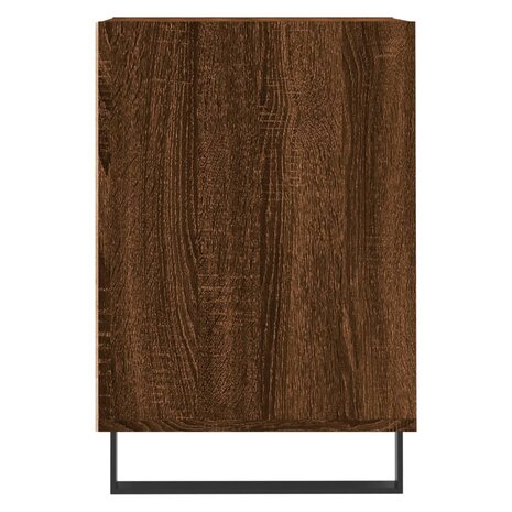 Tv-meubel 160x35x55 cm bewerkt hout bruin eikenkleur 7