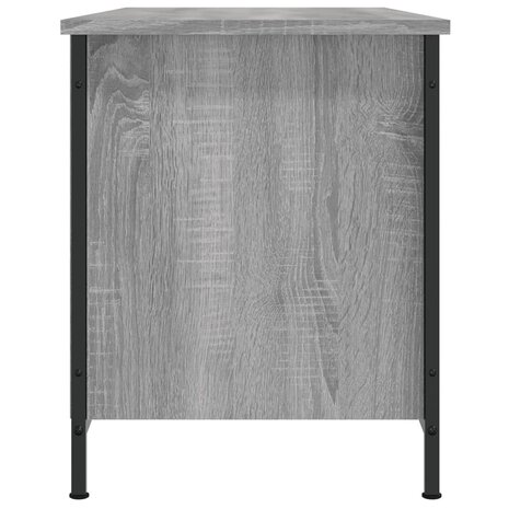 Tv-meubel 100x40x50 cm bewerkt hout grijs sonoma eikenkleurig 5